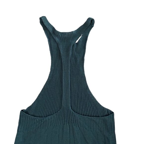 Intimately Free People Teal Knit Cropped Top MEDIUM NWOT - Picture 6 of 11